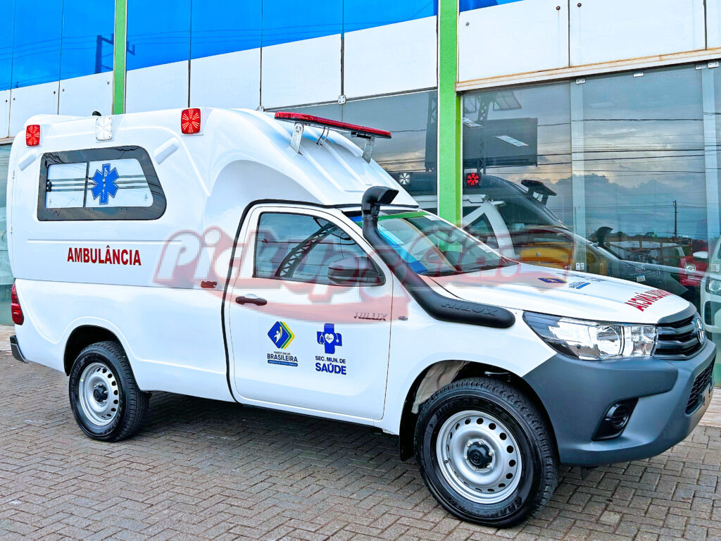 transformação hilux ambulancia simples remoção 4x4